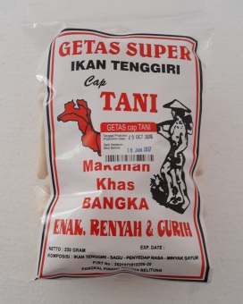 Gambar Getas Super Ikan Tenggiri Cap Tani   Isi 250 Grm