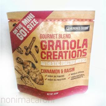 Gambar Granola Creations Mini On The Go   Cinnamon   Raisins isi 6 x 60gr