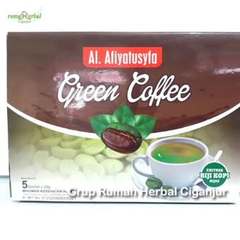 Gambar Green Coffee   Kopi Hijau   Al Afiyatusyfa   1 kotak isi 5 saset