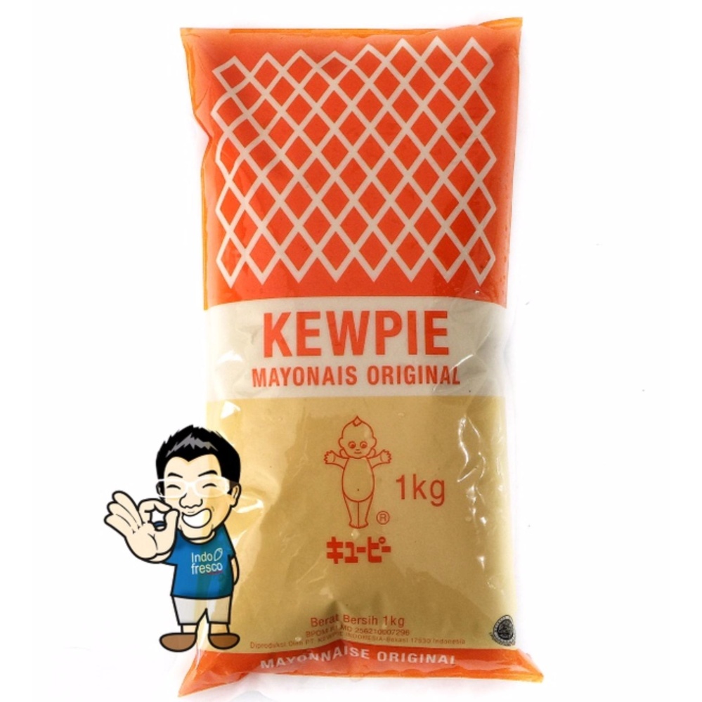 Kewpie Mayonnaise Original Sauce Pouch 1Kg- Saus Salad Mayonais