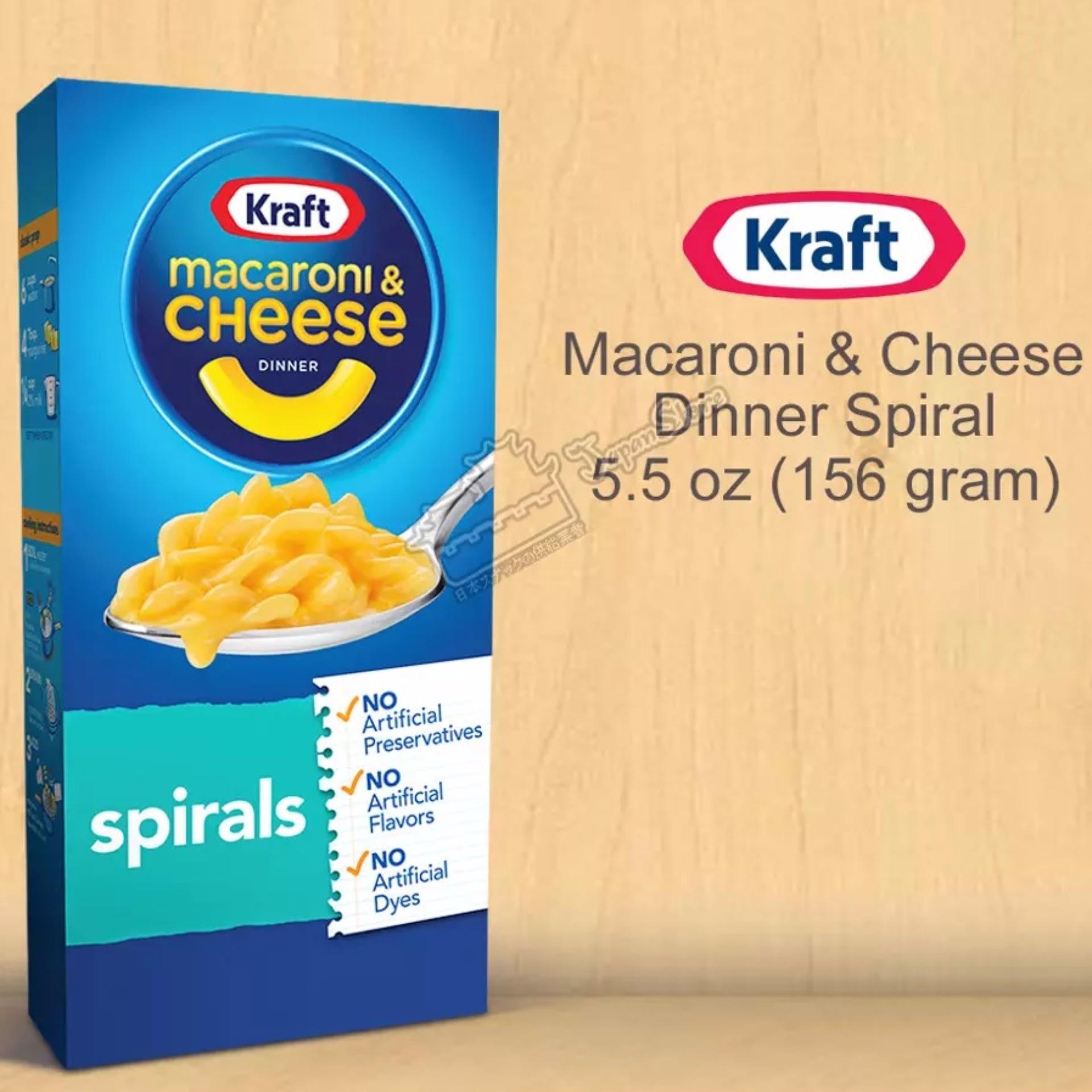 Kraft Macaroni And Cheese Dinner Spiral 156 Gram