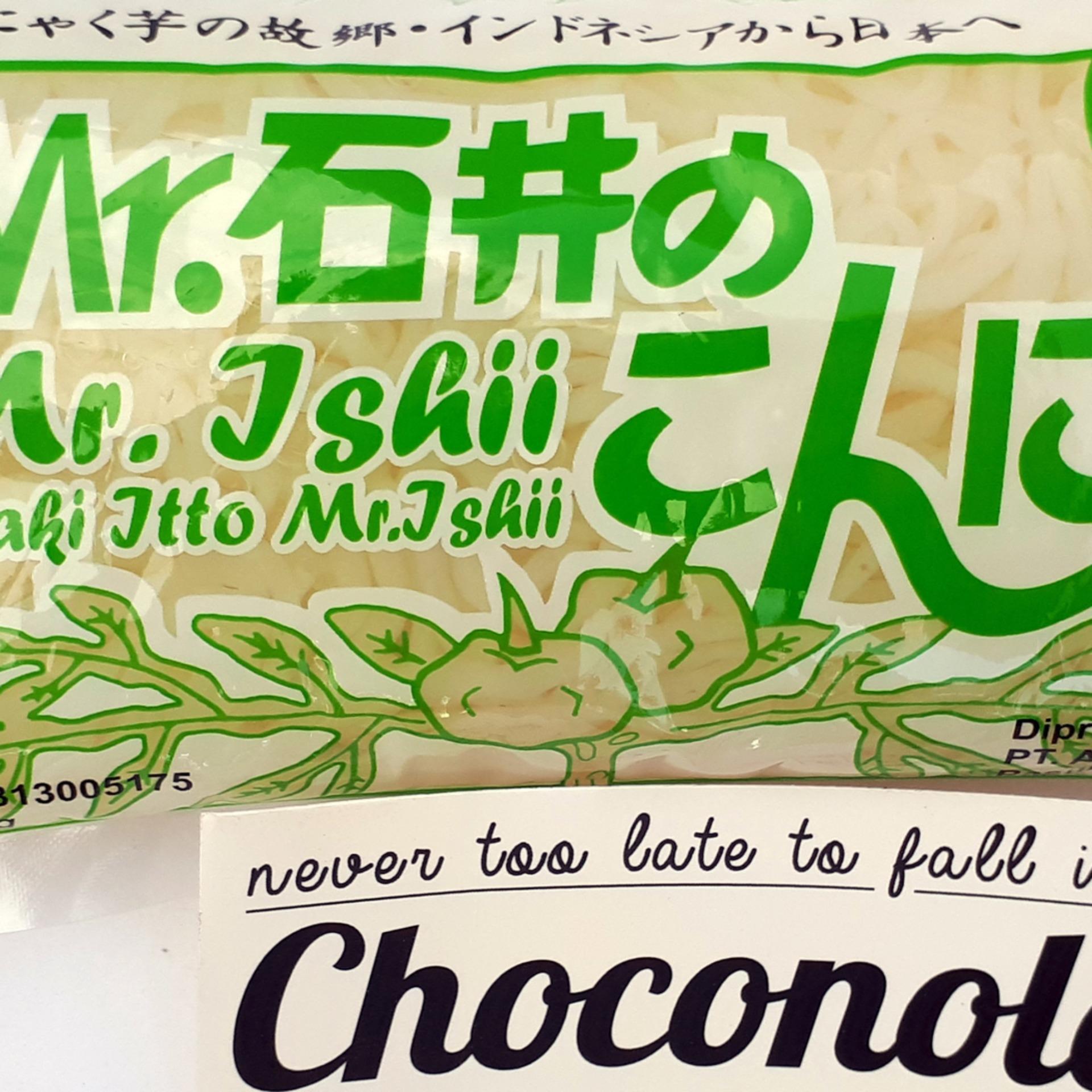 Mie Shirataki Hijau - Wet Shirataki Noodle 200g Mr. Ishii Ito Konnyaku