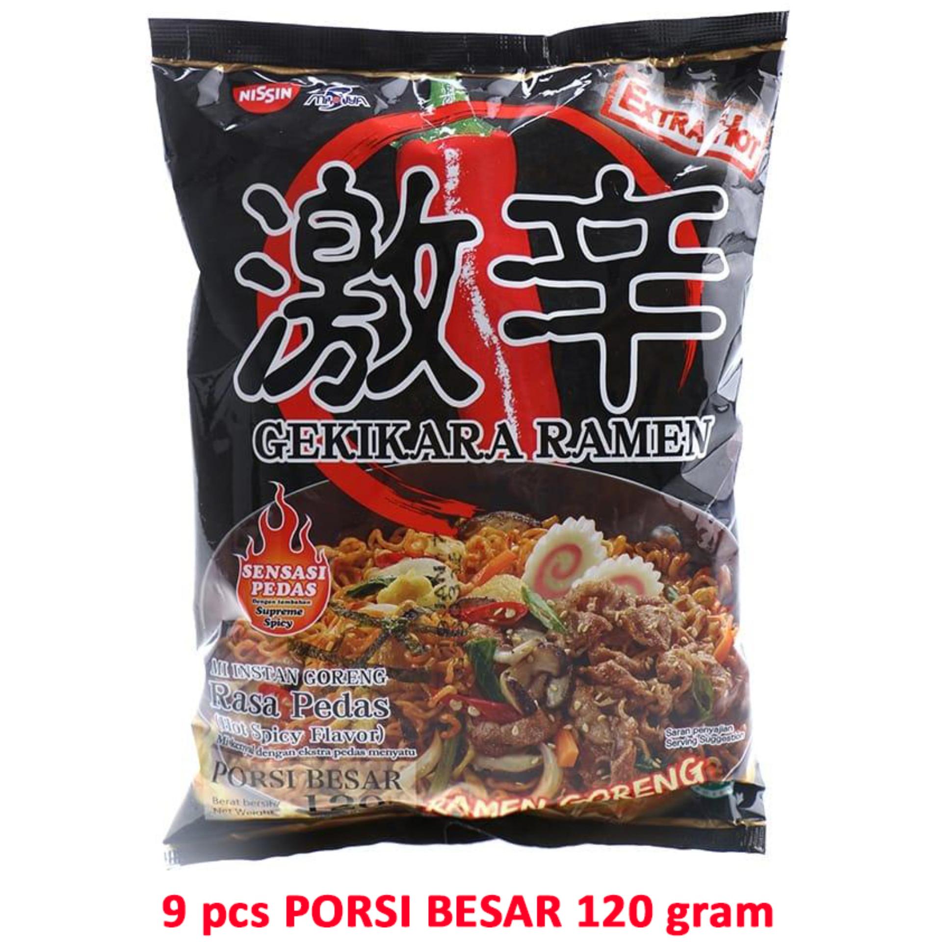 Nissin Gekikara Ramen Goreng Pedas - 9 pcs x 120 gram