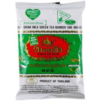 Gambar Number One Brand Thai Milk Green Tea isi 200gr