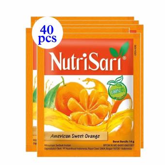 Gambar NutriSari American Sweet Orange [14 g 40 sachet]
