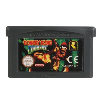 Gambar 0 shipping fee For Nintendo GBA Gameboy Game Console Donkey KongCountry Card Gaming Play Black   intl