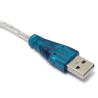 Gambar 1 m USB ke RS232 Port Serial 9 pin DB9 COM kabel konverter USB untuk Windows 7 8 XP