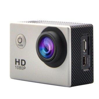 1080p 24 fps Sports Camera HD 720P Waterproof Mini DV Action Camera Silver - intl  