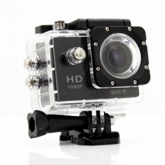 1080P HD 30M Remote Wifi Sports DV Waterproof Action Camera Cam DVR camcorder Black - intl  