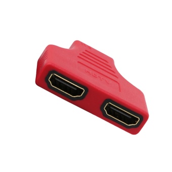 Gambar 1080P HDMI Port Male to 2 Female 1 In 2 Out Splitter AdapterConverter RD   intl