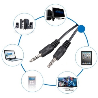 Gambar 10FT 3.5mm Male to Male Stereo Plug AUX Audio Cable For MP3 Speaker Mobilephone   intl