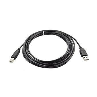 Gambar 10M USB 2.0 High Speed Cable Printer Lead A to B Long BlackShielded intl