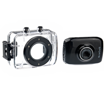123S Touch Screen CMOS 10M Waterproof Sports Digital Camera Camcorder with TF Card Slot  