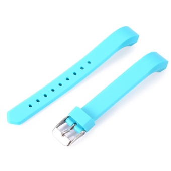 Gambar 14mm Silicone Band Strap Pin Buckle Wristband for Fitbit Alta SmartWatch   intl