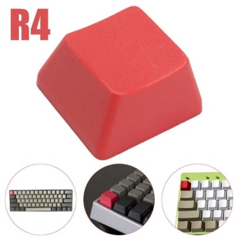 Gambar 18x18mm PBT Red Blank Keycap ESC R4 Keycaps for Cherry MX Mechanical Keyboard   intl