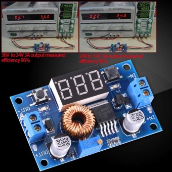 1pc DC-DC Buck Converter Voltage Regulator Step Down Module 5A4.0V~38V To 1.25V~36V Adjustable - Intl Juni 2018 - 5 1pc DC-DC Buck Converter Voltage Regulator Step Down Module 5A4.0V~38V to 1.25V~36V Adjustable - intl - 5