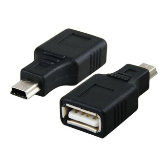 Gambar 1x OTG Host Extension Cable USB 2.0 A Female to 5 pin B Male MiniUSB adapter   intl