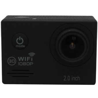 2 Inches sScreen HD Waterproof Sports Action Camera WIFI Wireless Connection Black  