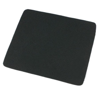 Gambar 22*18cm Universal Mouse Pad Mat for Laptop Computer Tablet PC Black  intl
