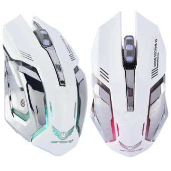 Gambar 2.4 G nirkabel Rechargeable Gaming Mouse optik untuk komputer PC putih