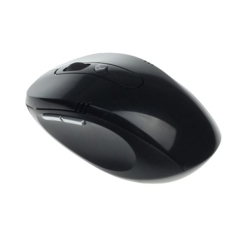 Gambar 2.4GHz Mini Wireless Optical Mouse Mice for Laptop Computer PCBlack   intl