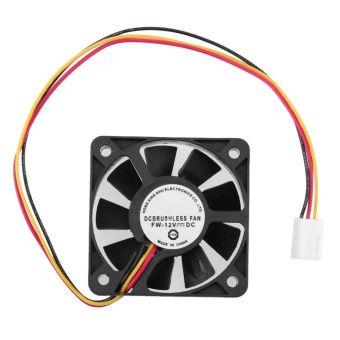Gambar 3 Pin CPU 5cm Cooling Cooler Fan Heatsinks Radiator for PC Computer12V(Black)   intl