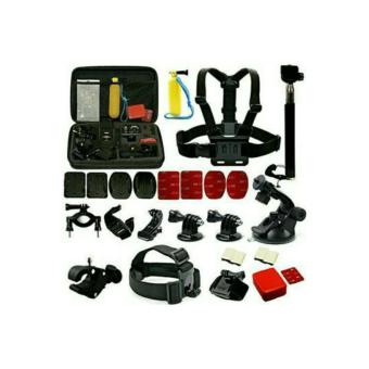 Gambar 30 in 1 Aksesoris Go Pro Hero SJCAM SJ4000 SJ5000 Plus M10 Kogan Brica BPro Xiaomi Yi Action Camera Accessories