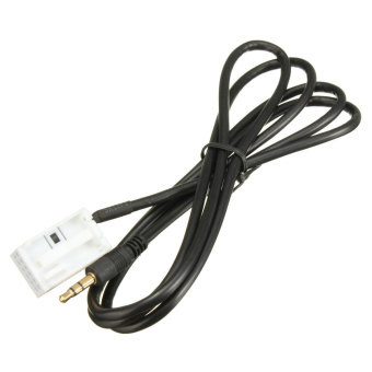 Gambar 3.5 mm Audio Input Aux Di Kabel USB Untuk Memimpin Citroen Peugeot MP3 Ipod Iphone