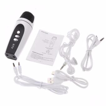 3.5mm Mini Singing Karaoke Microphone Mic HP (iphoneSamsungSOnyAndroidZenfone,dll) PC Laptop + Reverberation