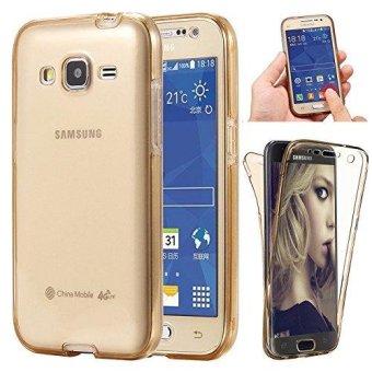 Gambar 360 Degree Full Protective Soft Clear Crystal Gel TPU Case Front +Back Cover for Samsung Galaxy J5 2016  J510   intl