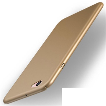 Gambar 360 ultra thin matte PC hard Cover Case For Oppo F3 Plus(Royal gold  intl