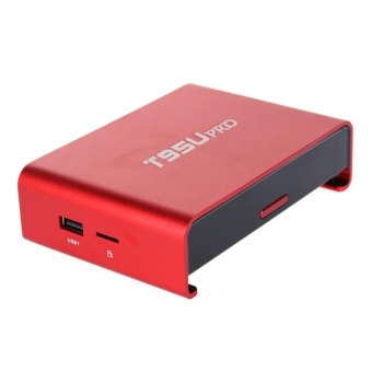 Gambar 3G 32G T95U S912 Pro 4K Android Smart TV Box WiFi Bluetooth Octa Core(Red) US Plug   intl