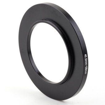 Gambar 40,5 mm 58 mm langkah up cincin logam Filter adaptor 40,5 mm lensauntuk 58 mm aksesori (hitam)