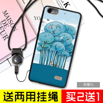 Gambar 4a telepon silikon lembut pelindung lengan lanyard