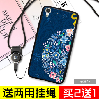 Gambar 4a telepon silikon lembut pelindung lengan lanyard