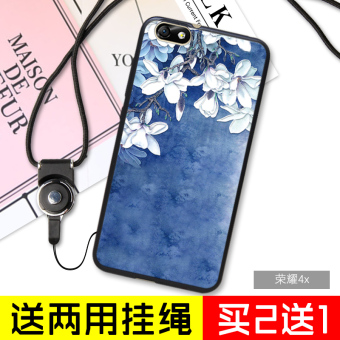 Gambar 4a telepon silikon lembut pelindung lengan lanyard