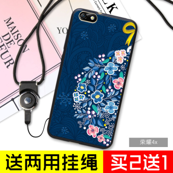 Gambar 4a telepon silikon lembut pelindung lengan lanyard
