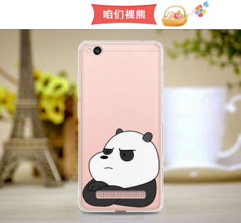 Gambar 4A 4A Kepribadian Transparan Xiaomi Handphone Set Silikon Soft Shell Handphone Shell