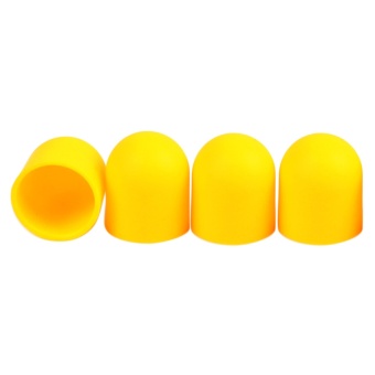 Gambar 4Pcs Motor Protective Cap Dustproof Dampproof Anti drop SiliconeMotor Guard Protection Case Cover Kit for DJI Spark Drone Yellow  intl