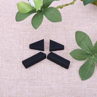 4pcs Silicone Protective Heighten Landing Feet Caps for DJI MavicPro Drone(Black) - intl
