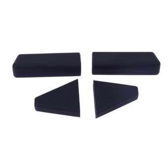 4pcs Silicone Protective Heighten Landing Feet Caps for DJI MavicPro Drone(Black) - intl