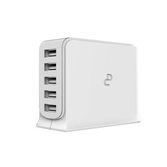 Gambar 5V 12A 5 Port USB Hub 60W Wall Power Charger Sation for Tablet,iPhone,Samsung Galaxy, Amazon Kindles, HTC, LG   intl