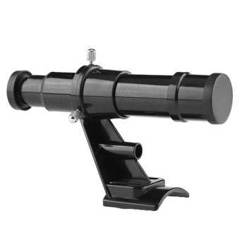 Gambar 5x24 Finderscope Star Pointer Scope Astronomical Telescope Accessory with Bracket Black   intl