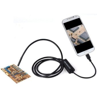 Gambar 6 LED 7mm Lens USB Endoscope Borescope Waterproof Tube Snake Camerafor Android 1M