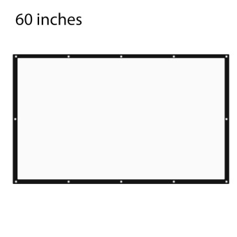 Gambar 60 inch Portable Tabletop Projector Screen 169   intl