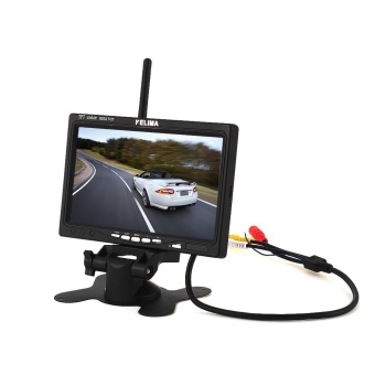 Gambar 7 inch Car Display 18 LED Monitor Camera Support Rearview CameraInput   intl