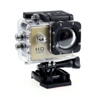 A9 Sports Camera Action Camcorder 1080P Full HD (Golden) - intl  