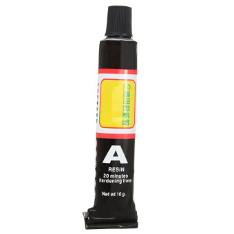 Gambar A+B Epoxy Clear Glue Adhesive 10g + Spatula Strong Ceramic Glass Rubber Metal