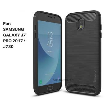 Accessories HP Premium Quality Carbon Shockproof Hybrid Case for Samsung Galaxy J7 Pro 2017 / J730 - Black  