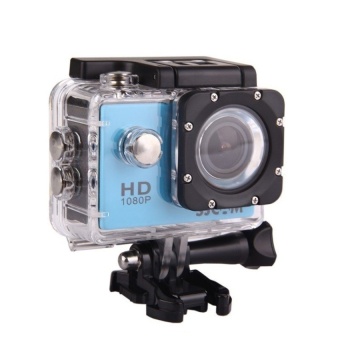 Action Camera Sports DVR Water Resistant 30M Outdoor Camcorder Helmet Bicycle Motorcycle Camera(Blue) - intl  
